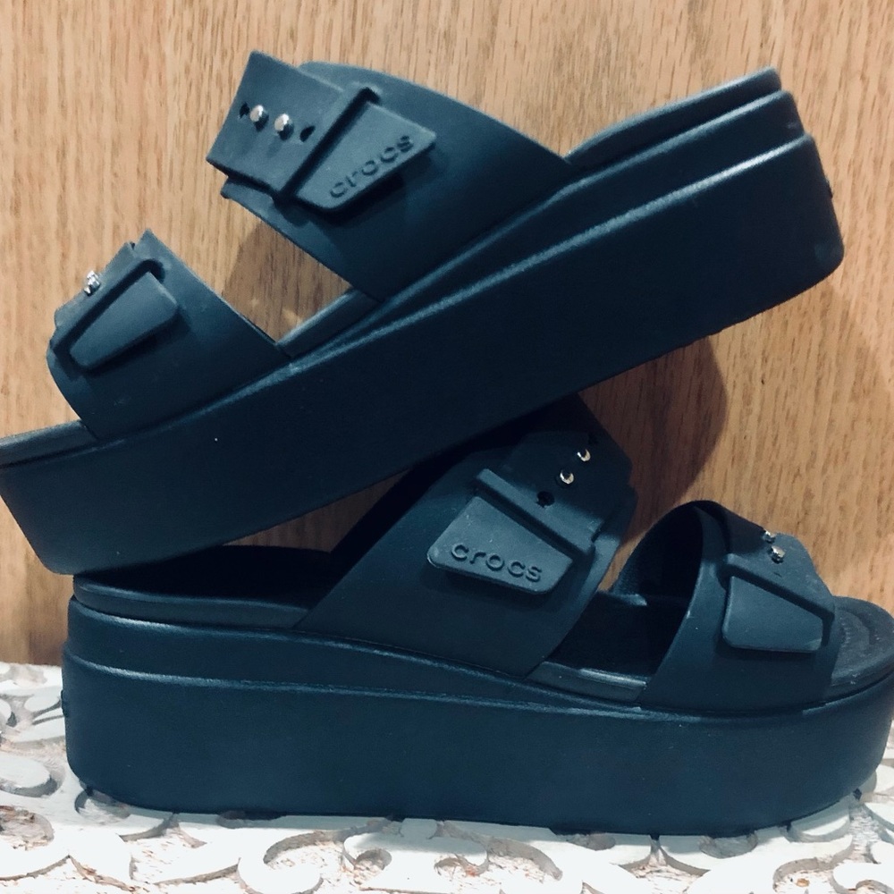 Crocs Authentic Slide Sandals with Stud Accents
